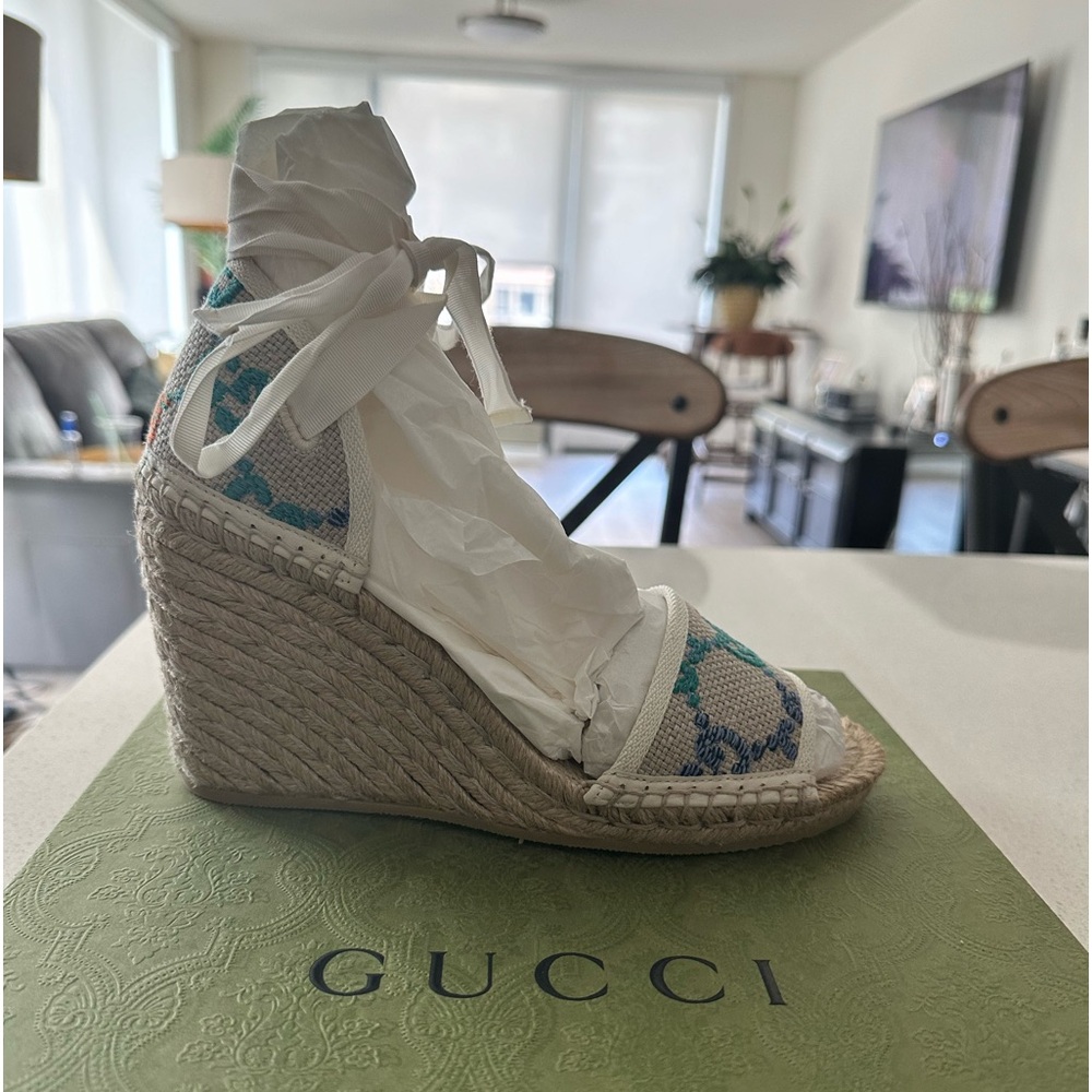 Gucci multicolor espadrilles
